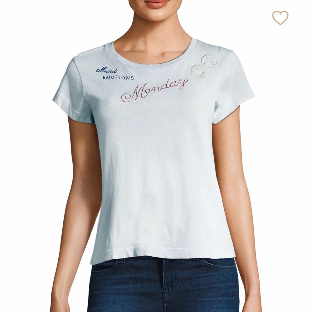 Wildfox Monday No. 9 Tee size Large NWT!